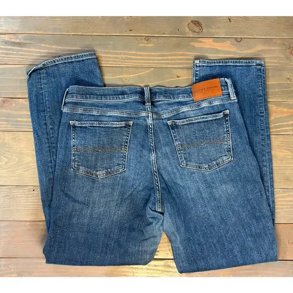 Lucky Brand Mid Rise Straight Sweet blue jeans women's size 14 - Picture 8 of 12